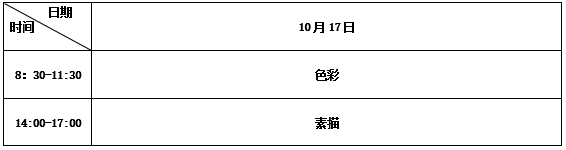 廣州美院專業(yè)考試科目